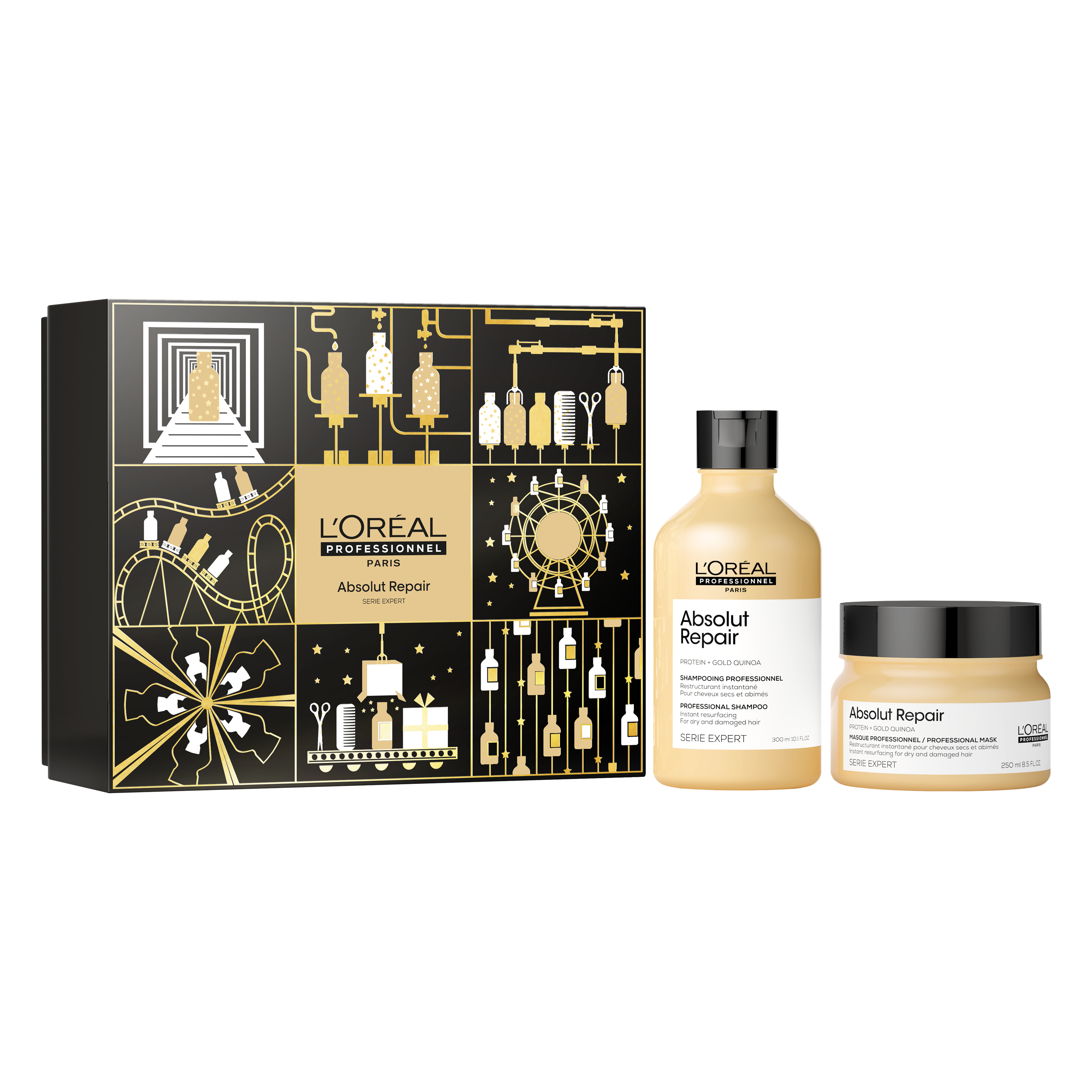 THE SHAMPOO & THE REPAIR セット Set Navidad Reparación Profunda Absolut Repair Shampoo 30
