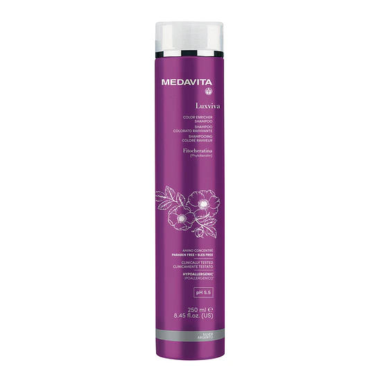 Shampoo de color violeta para neutralizar 250ml Medavita