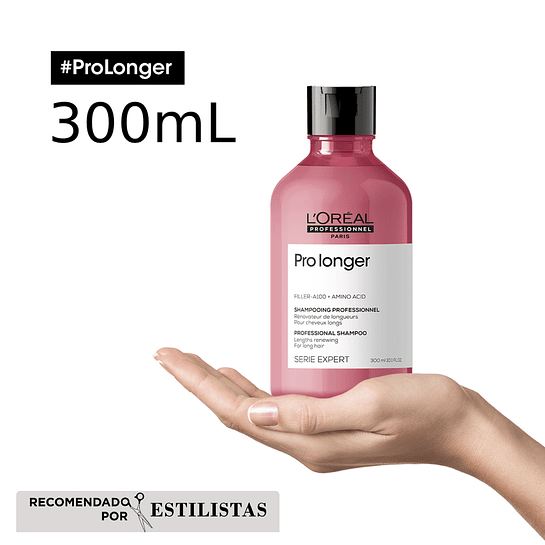Set Fortalecedor Cabello Largo Pro Longer Shampoo 300 Ml + Máscara 250 Ml Serie Expert L'Oréal Professionnel 3