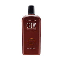 Shampoo Crew Classic 3 En 1 250ml  American Crew