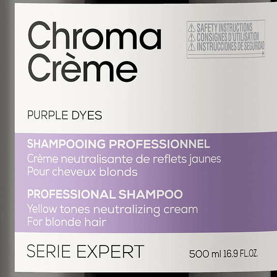 Shampoo Matizador Violeta  Chroma Créme 500ml  L'Oréal Professionnel 2