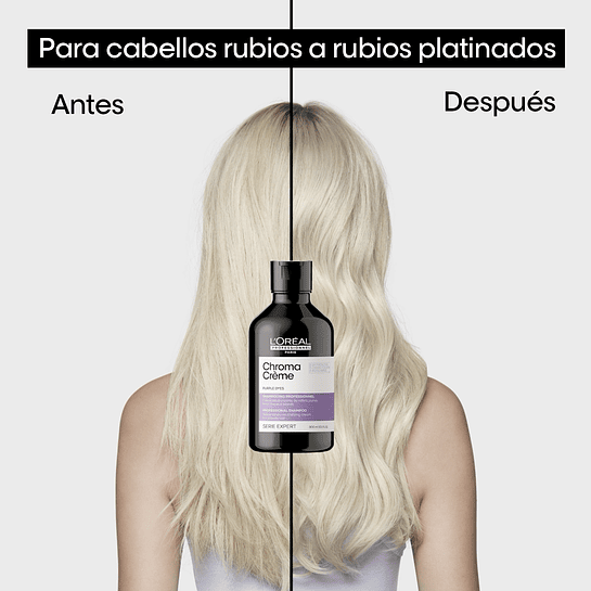 Shampoo Matizador Violeta Cabello Rubio o Platinado Chrom... | Palumbo 1
