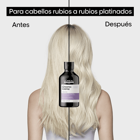 Shampoo Matizador Violeta  Chroma Créme 500ml  L'Oréal Professionnel 5