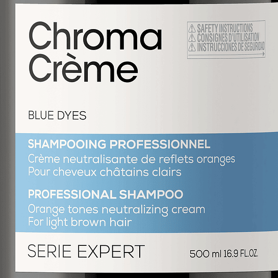 Shampoo Matizador Azul Chroma Créme 500ml  L'Oréal Professionnel 2