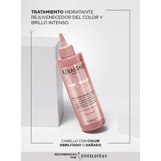 Tratamiento profesional para cabellos dañados Soin Acide Chroma Absolu Gloss 210ml Kérastase 2