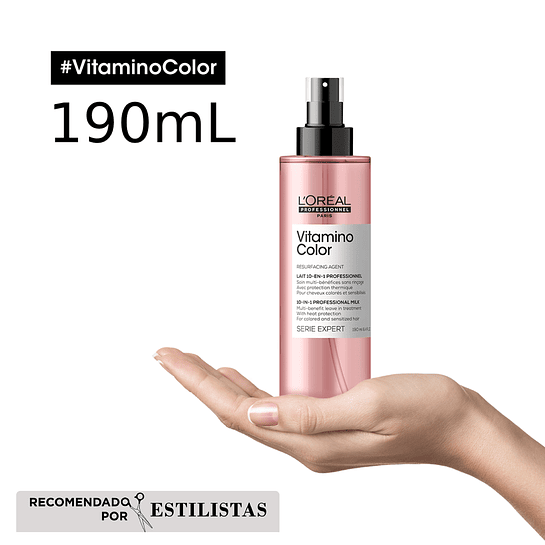 Spray 10 en 1 Cabello Tinturado Vitamino Color 190ml  L'Oréal Professionnel 8
