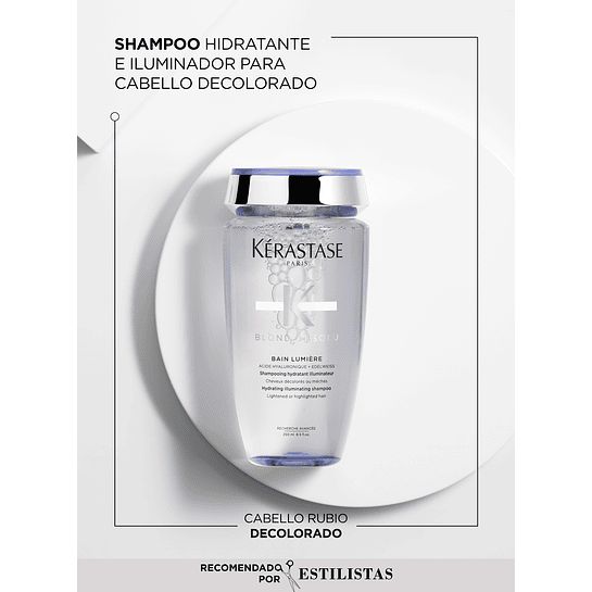 Shampoo para Cabello Decolorado Bain Lumiere 250ml Kérastase 2