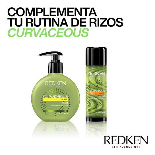 Crema Para Peinar Cabello Rizado Full Swirl Curvaceous 150ml Redken 3