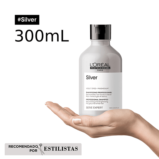 Shampoo Matizador Silver 300ml  L'Oréal Professionnel 5