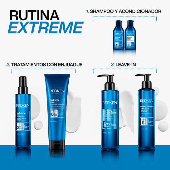 Acondicionador Reparación Cabello Dañado Extreme 300ml Redken 6