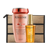 Set My Beloved Discipline Shampoo Bain Fluidealiste 250ml + Aceite LHuile Originale Elixir Ultime 50ml Kérastase