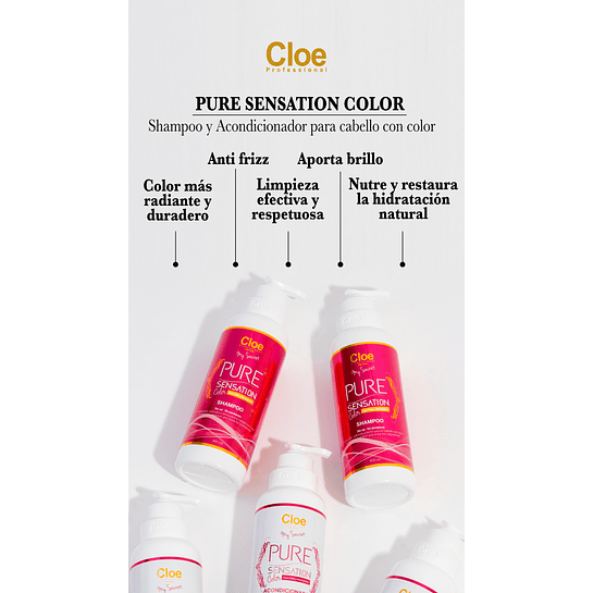 Shampoo Pure Color 400ml Cloe 2