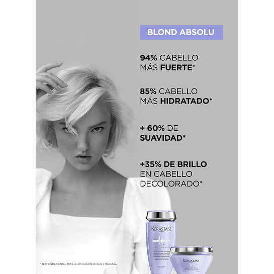 Cofre Blond Absolu - Shampoo 80ml + Acondicionador 75ml + Aceite 100ml Kérastase 6