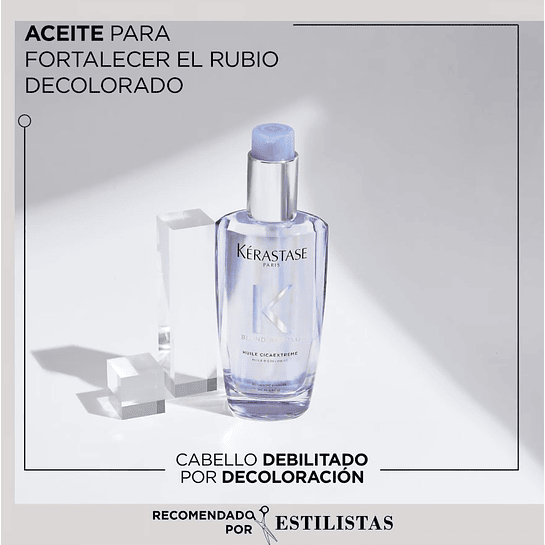 Set My Beloved Reparación Cabello Rubio Blond Absolu Shampoo 250ml + Aceite Huile 50ml Kérastase 3