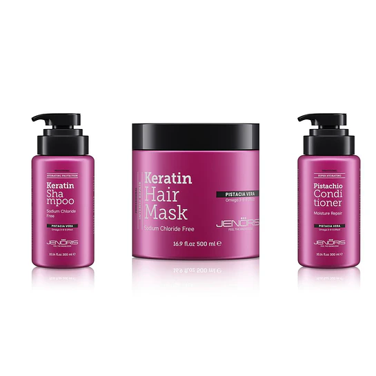 Pack Shampoo + Acondicionador 250ml + Máscara 500ml Jenoris 1
