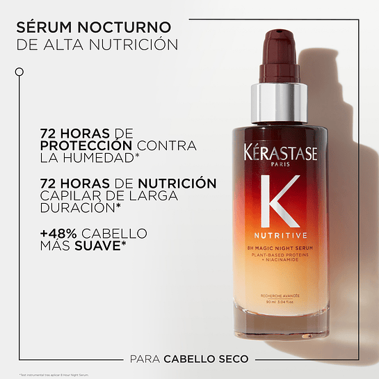 Set Nutritivo Cabello Seco Duo Icónico Sérum Nocturno 8H + Elixir 2