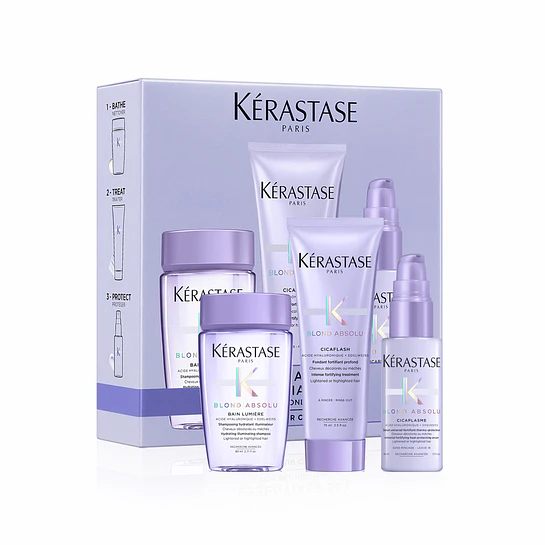 Pack Blond Absolu Bain Lumière 80ml + Cicaflash 75ml + Cicaplasme 45ml Kérastase Edición Día de la Madres 2026 1