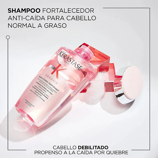 Set Anticaída Cabello Normal a Graso Shampoo Genesis + Elixir 2