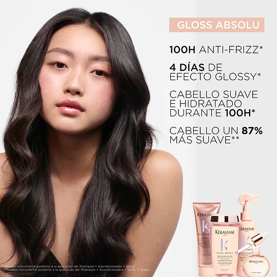 Pack Gloss Absolu Bain Hydra-Glaze + Insta Glaze + Anti-Frizz Glaze Milk Kérastase Edición Día de la Madre 2026 6
