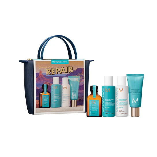 Set Travel Repair Shampoo 70ml + Conditioner 70ml + Tratamiento Original 25ml + Crema de Manos 40ml Moroccanoil Edición Día de la Madre 2026 2