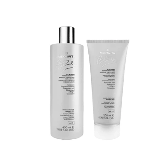 Pack Rubio Perfecto Medavita Blondie Shampoo 400ml + Máscara 200ml 2