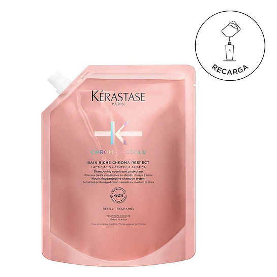 Recarga Bain Chroma Absolu Riche Respect 500ml Kérastase 2