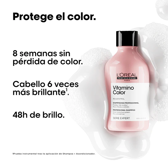 Pack Vitamino Color Shampoo 500ml + Máscara 250ml L'Oréal Professionnel 3