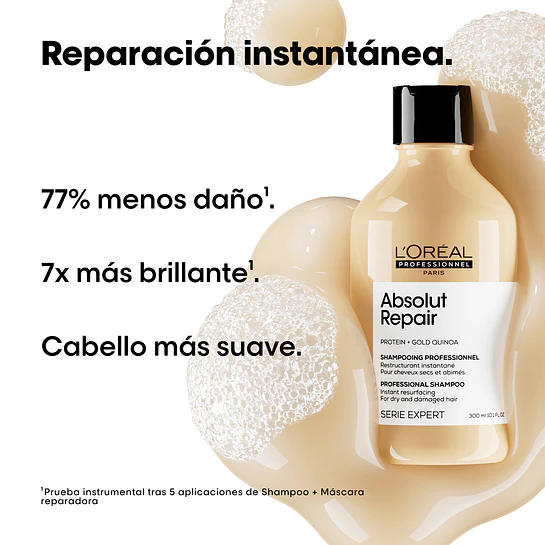 Pack Absolut Repair Shampoo 500ml + Máscara 250ml L'Oréal Professionnel 3