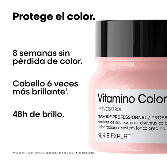 Pack Vitamino Color Shampoo 500ml + Máscara 250ml L'Oréal Professionnel 5