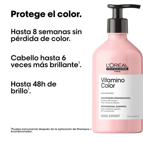Pack Vitamino Color Shampoo 500ml + Máscara 250ml L'Oréal Professionnel 2