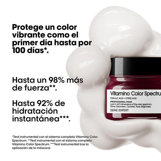 Pack Vitamino Color Spectrum Shampoo 500ml + Máscara 250ml L'Oréal Professionnel 3