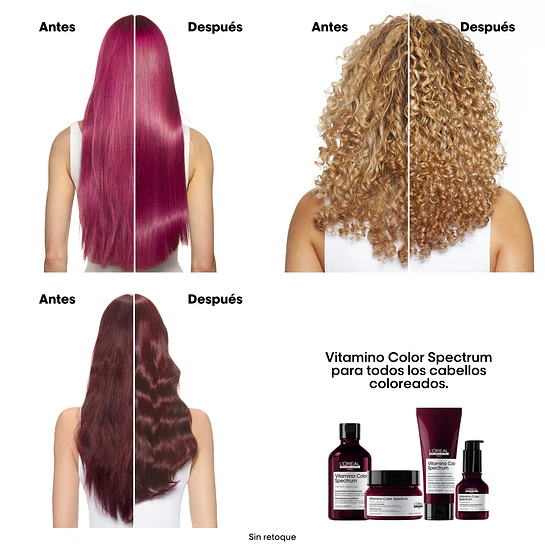 Pack Vitamino Color Spectrum Shampoo 500ml + Máscara 250ml L'Oréal Professionnel 4