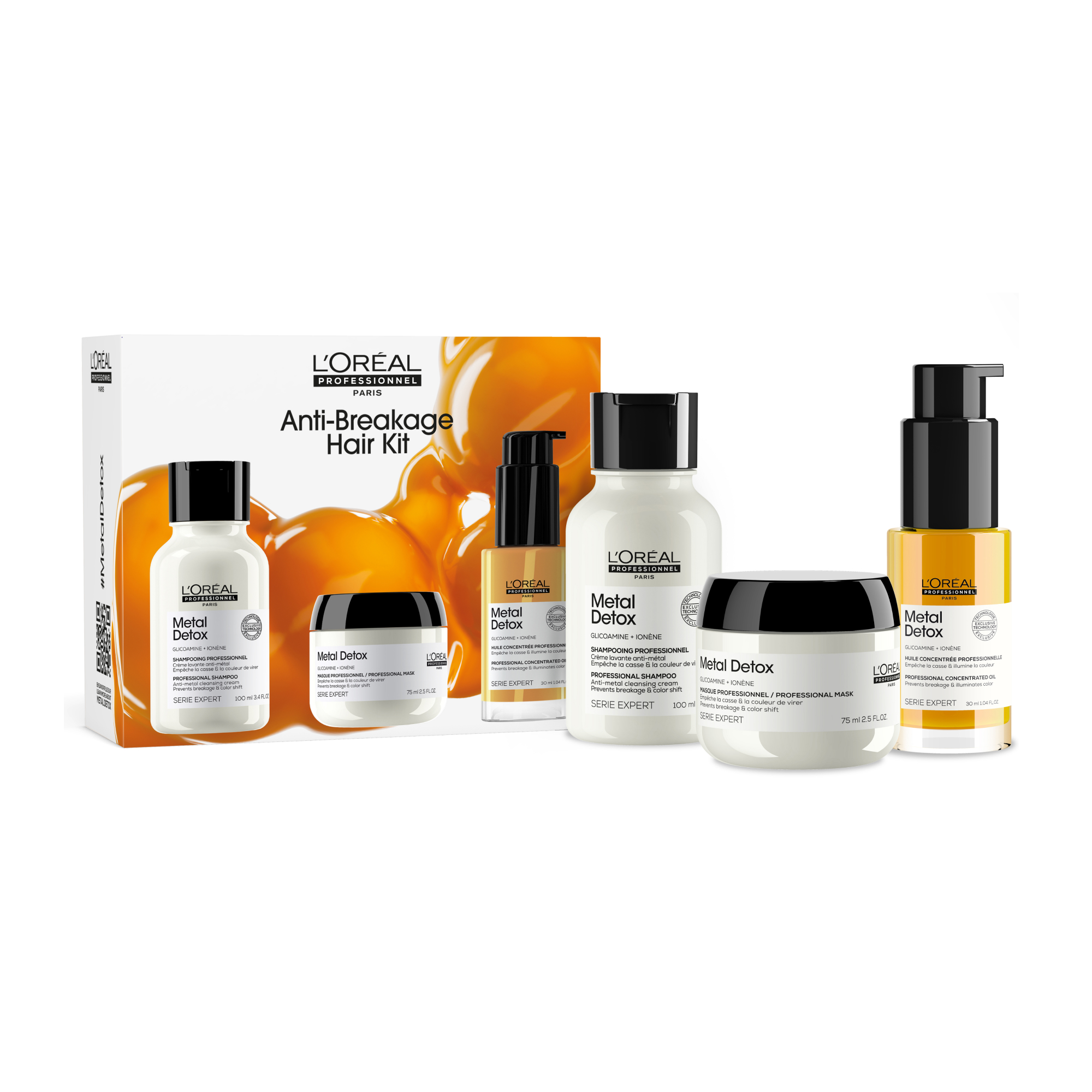 Shampoo Anti Quiebre Metal Detox Refill X 500ml L'oréal Professionnel