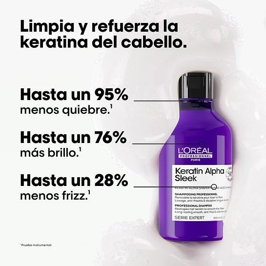 Shampoo Keratin Alpha Sleek 300ml L'Oréal Professionnel 2