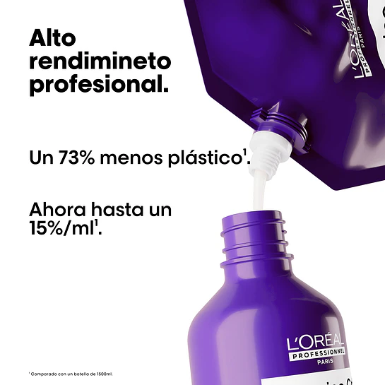 Recarga Shampoo Keratin Alpha Sleek 500 ml L'Oréal Professionnel 3