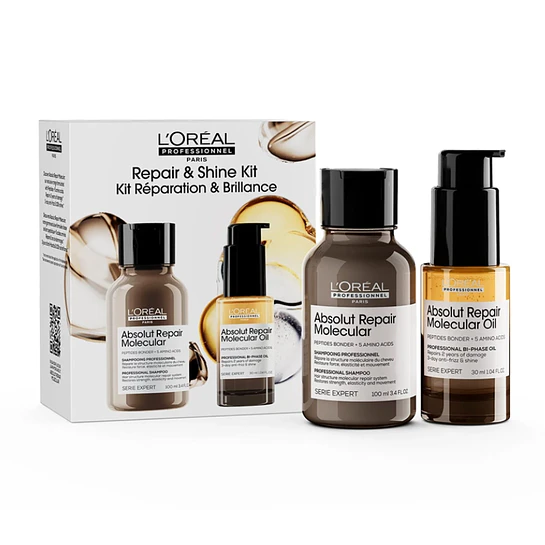 Mini Duo Absolut Repair Molecular Shampoo 100ml + Aceite 30ml L'Oréal Professionnel 1
