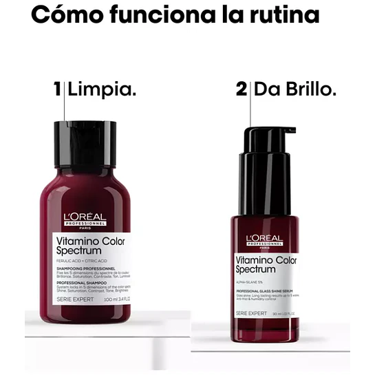 Mini Duo Vitamino Color Spectrum Shampoo 100ml + Sérum 30ml 4