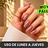 Uñas Softgel | Uso válido de lunes a jueves