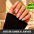 Uñas Polygel | Uso válido de lunes a jueves