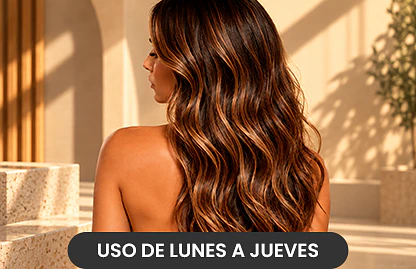 Mechas Papel + Tonalización Premium | Uso válido de lunes a jueves
