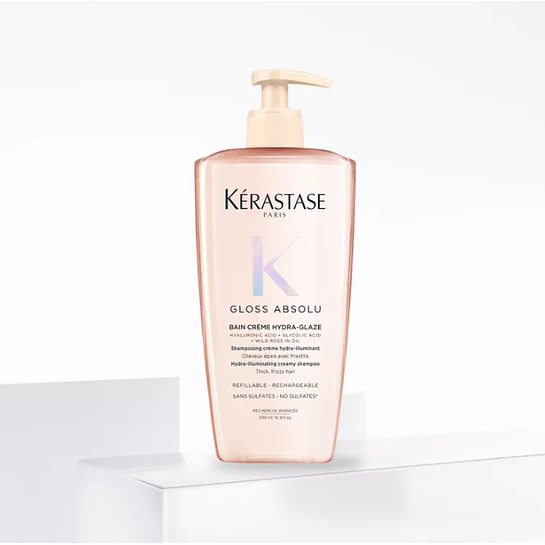 Shampoo hidratante e iluminador Bain Crème Hydra-Glaze Gloss Absolu 500ml Kérastase 2