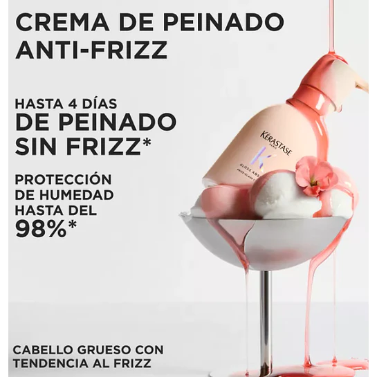 Crema anti-frizz y de brillo Frizz-Glaze Cream Gloss Absolu 240ml Kérastase 3
