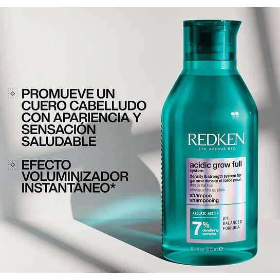 Shampoo Acidic Grow Full 300ml Redken 2