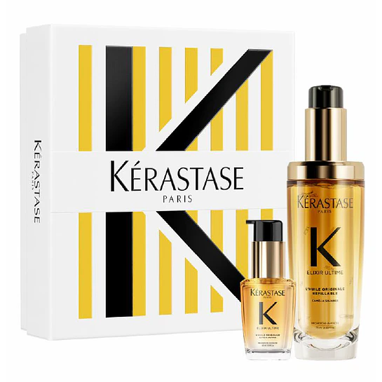 Cofre Elixir Ultime Aceite Capilar 75ml + 30ml Kérastase