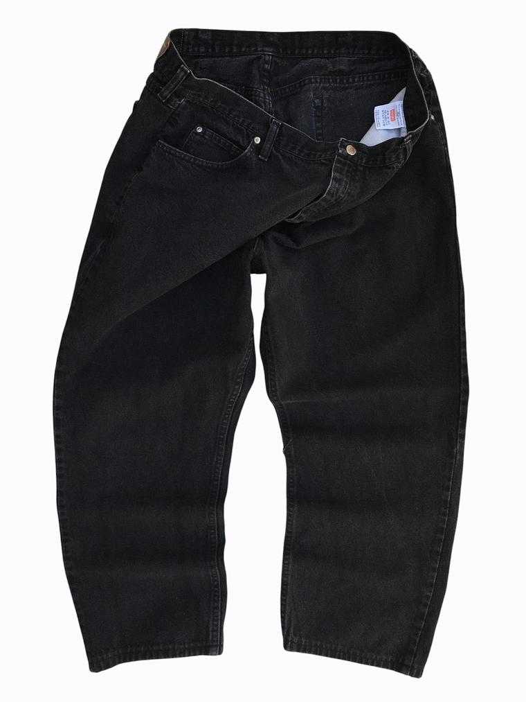 Pantalon Mezclilla color negro Wrangler   3