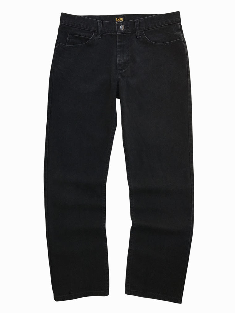 Pantalon Mezclilla Negro Lee  5