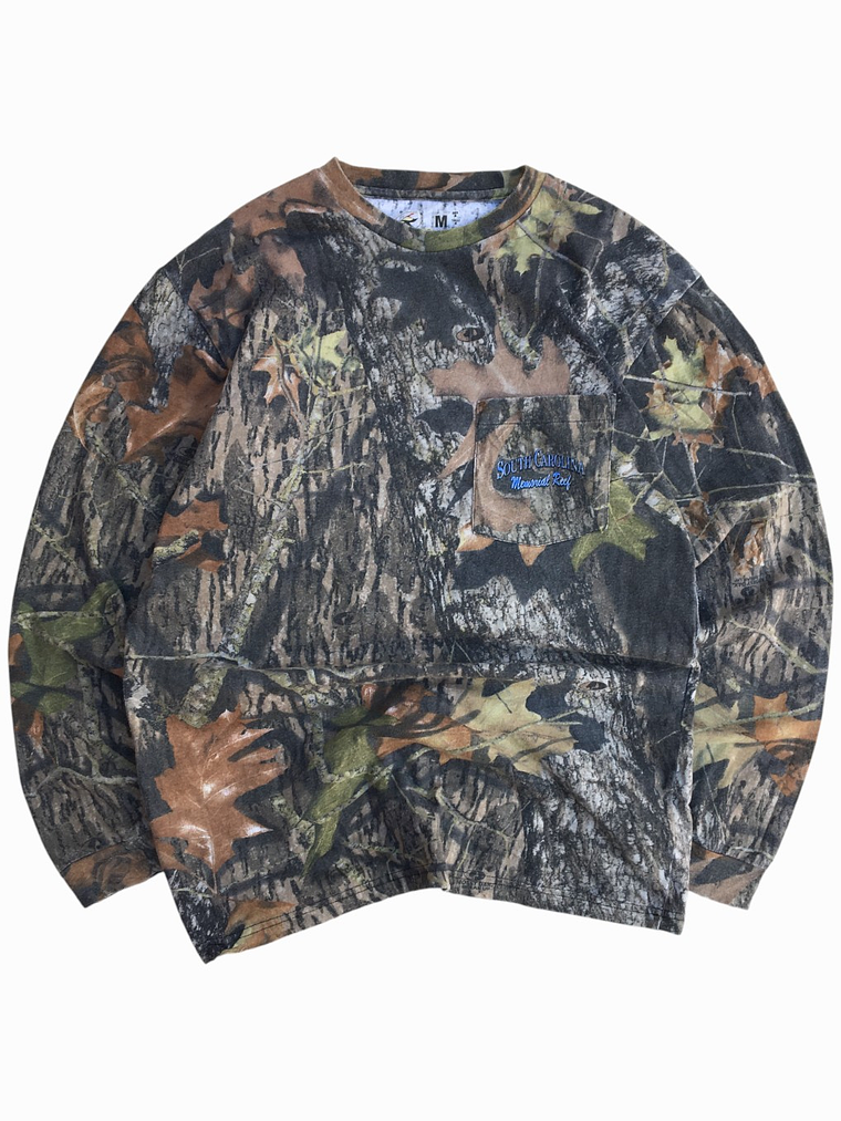 Polera Camuflada Pockettee RedHead  4