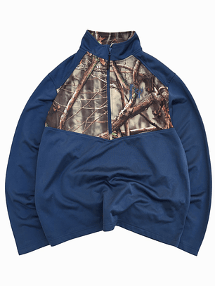 Poleron Camuflado Half-Zip Huntworth 