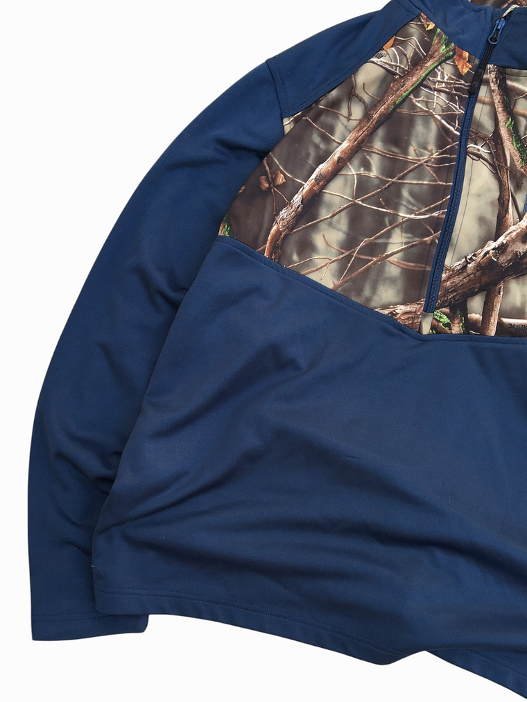 Poleron Camuflado Half-Zip Huntworth  2