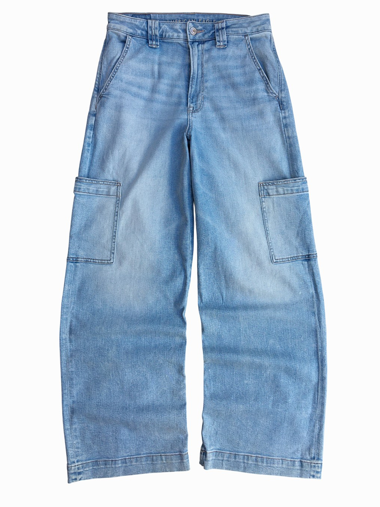 Pantalon Baggy mezclilla  American Eagle   5